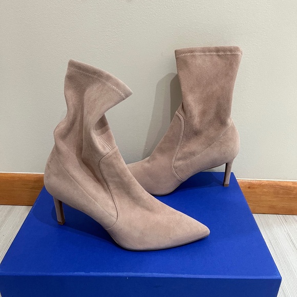 New - Stuart Weitzman Wren 75 Suede Boot - Size 8.5 - Picture 1 of 6